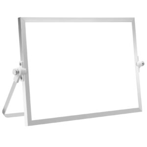 Dry Erase White Board 16x12 – Large Magnetic Desktop Whiteboard for Home, Office & Schoo